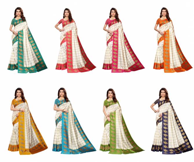 Art Silk 6 New Latest Ethnic Wear Silk Saree Collection